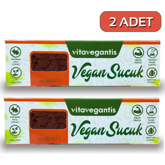 Vitavegantis Vita Vegantis Vegan Sucuk 150 gr x 2 Adet