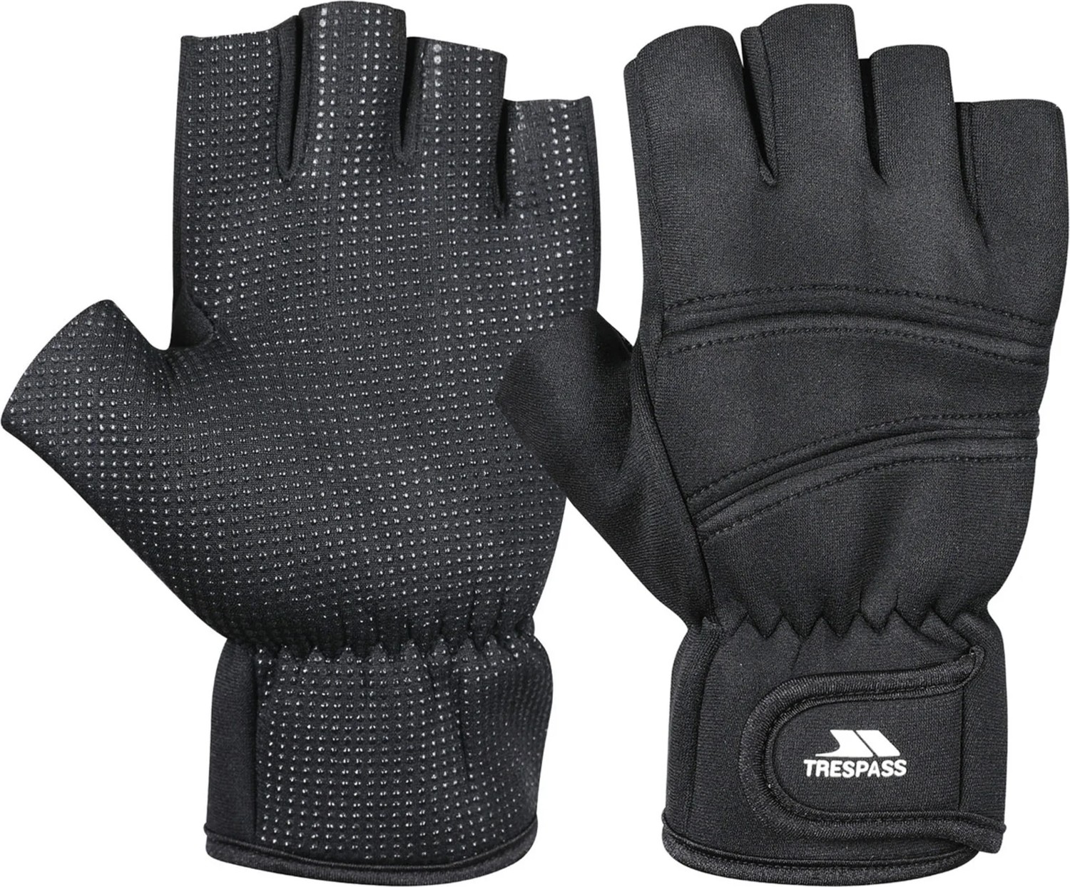 Trespass Carradale - Adults Fıngerless Glove Unisex Siyah Eldiven UAGLGLJ20002-BLK