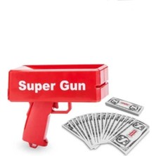 Zens Shop Super Money Gun Para Saçma Tabancası - Kırmızı