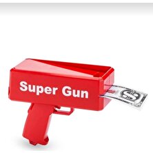 Zens Shop Super Money Gun Para Saçma Tabancası - Kırmızı