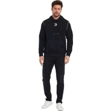Adams Snowboard Nakış Logo Baskılı Gri Sweatshirt