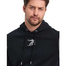 Adams Snowboard Nakış Logo Baskılı Gri Sweatshirt