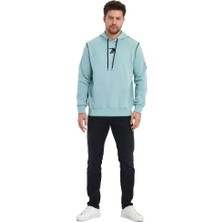 Adams Snowboard Nakış Logo Baskılı Gri Sweatshirt