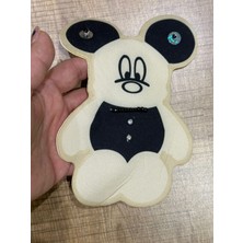 Gönülden Tasarım 18X12 cm Taşlı Beyaz Ayı Arma Yama Dikiş Hobi Aksesuarı