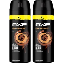 Axe Dark Temptation Xl Men Deodorant 200 ml x 2 Adet