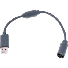 Pandoraplanet Xbox 360 Gri 23CM Için Kablolu Kumanda USB Ayrılıkçı Adaptör Kablosu Kablosu (Yurt Dışından)