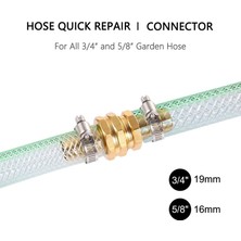 Pandoraplanet Srıwen Hortum Tamir Takımı Konnektörleri Ağır Hizmet Erkek/dişi Hortum Bağlayıcı Adaptörü, 3/4 Inç 5/8 Inç Hortum Için Hortum Mender Konnektörü (Yurt Dışından)