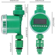 Pandoraplanet Otomatik Sulama Kontrol Cihazı Zamanlayıcı LCD Ekran Bahçe Su Zamanlayıcı Yağmurlama Sulama Kontrol Cihazı Bitki Sulama Kaynağı (Yurt Dışından)