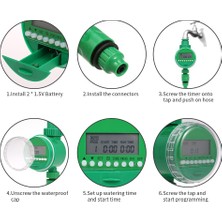 Pandoraplanet Çıkış Hortumu Musluk Sulama Zamanlayıcısı Yağmur Sensörü Musluk Otomatik Kablosuz Su Ağ Geçidi Bahçe Sulama Sulama Zamanlayıcısı (Yurt Dışından)