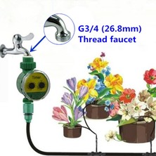Pandoraplanet Topuzu Elektronik Su Zamanlayıcı Bahçe Solenoid Vana Sulama Zamanlayıcı Kontrol Cihazı Elektronik Yağmurlama Sistemi Ev Ofis 1 Adet (Yurt Dışından)