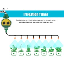 Pandoraplanet Çok Fonksiyonlu Iki Kadranlı Otomatik Bahçe Su Zamanlayıcısı Elektronik Sulama Zamanlayıcısı Bahçe Sulama Sistemi Kontrol Cihazı (Yurt Dışından)