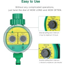 Pandoraplanet Otomatik Hortum Su Zamanlayıcı Zamanlı Sulama Kontrol Cihazı Yağmurlama Kontrol Cihazı Bahçe Sulama Programcısı Için Programlanabilir Vana (Yurt Dışından)
