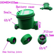 Pandoraplanet Otomatik Elektronik LCD Ekran Ev Solenoid Vana Su Zamanlayıcı Bahçe Tesisi Sulama Zamanlayıcı Sulama Kontrol Sistemi 1 Adet (Yurt Dışından)