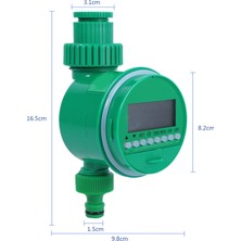 Pandoraplanet Otomatik Elektronik Sulama Zamanlayıcı Kontrol Cihazı LCD Dijital Ekran Akıllı Çiçekler Sulama Zamanlayıcı Yağmurlama Kontrol Vanası (Yurt Dışından)