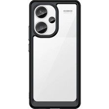 Microcase Xiaomi Redmi Note 13 Pro Plus Global Shield Serisi Darbeye Dayanıklı Yarı Esnek Plastik Tpu Kılıf - AL8100