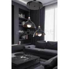 Ag Light Design Siyah Sarkıt Avize Salon Mutfak Koridor Yatak Odası Lamba