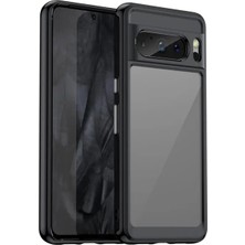 Microcase Google Pixel 8 Pro Shield Serisi Darbeye Dayanıklı Yarı Esnek Plastik Tpu Kılıf - AL8100