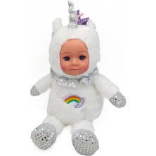 Halley Peluş Bebek Yüzlü Unicorn 30 cm - Mavi Su Dünyası