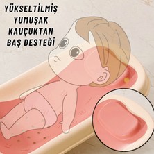 Dekohop Katlanabilir Silikon Bebek Besleme ve Yıkama Banyo Oturağı Alt Değiştirme Sehpası