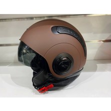 Nexx Kask Sx.10 Mat Kahverengi Çenesiz Güneş Gözlüklü