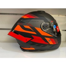 Mt Helmets Kask Thunder 4 Sv Ergo B15 Mat Kırmızı/grı