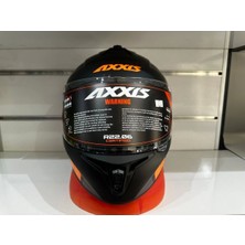 Axxis Kask Draken S B4 Slıde Mat Flour Uyumlu  Orange/black