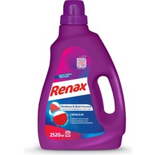 Renax Sıvı Çamaşır Deterjanı Renkliler 2520 ml