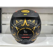 Mt Helmets Kask Streetfıghter Sv Aztec B3 Mat Siyah/sarı