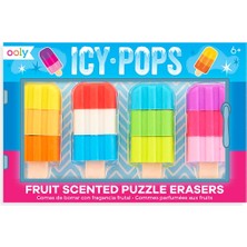 Ooly   Ooly Icy Pops 4'lü Kokulu Silgi Seti