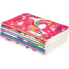 Ooly  Desenli Ooly Pocket Pal Mini 8'li Defter Seti - Funtastic Friends