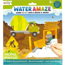 Ooly   Ooly Water Amaze Boyama Seti - Helpful Vehicles