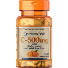 Puritan's Pride Vitamin C-500 Mg 100 Tablet