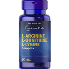 Puritan's Pride L-Arginine L-Ornithine L-Lysine Complex 60 Tablet