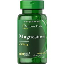 Puritan's Pride Magnesium 250 Mg 100 Tablet