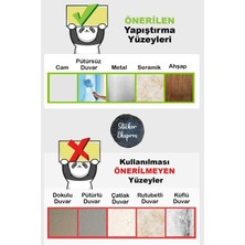 Sticker Ekspres Türkçe Isimli Gezegenler ve Yıldızlar Çocuk Odası Duvar Sticker Seti