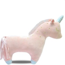 Halley Peluş Unicorn Soft Yastık 35 cm - Mavi Su Dünyası