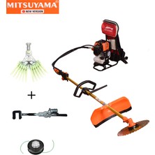 Mitsuyama Japon Sırt Tırpan + Zeytin Hasat + Fındık Silkeleme Makinesi 4.2 kw 5.7 Hp