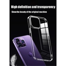 Gritty iPhone 15 Pro Max Uyumlu Lüx Süper Şeffaf Silikon Telefon Kılıfı