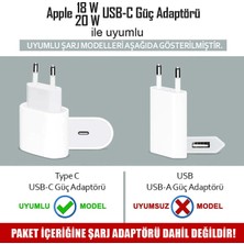 Gritty iPhone 18W/20W Uyumlu Şarj Aleti Kılıfı, Şarj Kablosu Örme Aparatı, Toparlayıcı, Kablo Koruyucu