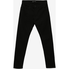 The Crow Normal Bel Dar Siyah Erkek Denim Pantolon TC5002
