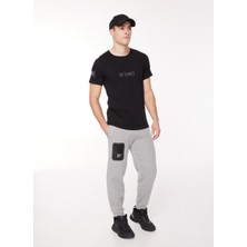 Ko Samui Loose Fit Gri - Siyah Erkek Eşofman Altı Pxw G511 Repocket_repocket Loose Ft