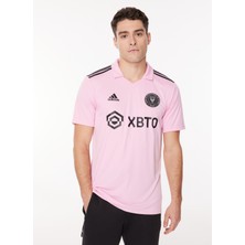 adidas Pembe Erkek Bisiklet Yaka Forma JE9701-MESSI 10 Inter Mıamı Jersey