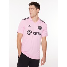 adidas Pembe Erkek Bisiklet Yaka Forma JE9701-MESSI 10 Inter Mıamı Jersey