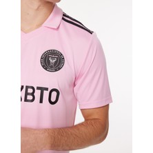 adidas Pembe Erkek Bisiklet Yaka Forma JE9701-MESSI 10 Inter Mıamı Jersey