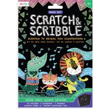 Ooly   Ooly Mini Scratch & Scribble - Safari Party