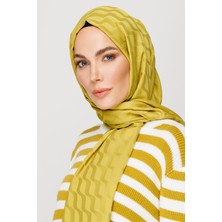 Mooncorn Dalga Desen Ipeksi Jakar Şal