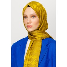 Mooncorn Kazayağı Desen Parlak Jakar Şal