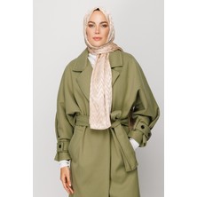 Mooncorn Zikzak Desen Parlak Jakar Şal