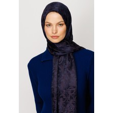 Mooncorn Longar Desen Parlak Jakar Şal