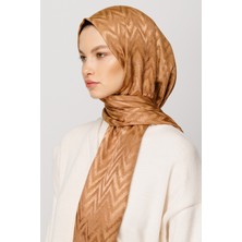 Mooncorn Zikzak Desen Parlak Jakar Şal